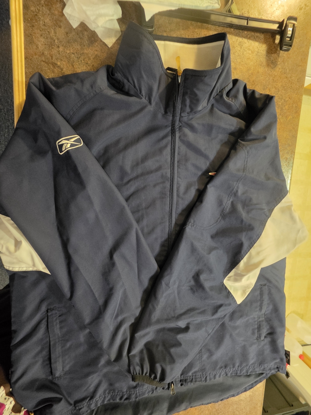 Men's Patriots NFL Navy Blue Shell Jacket